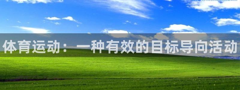 米兰体育官网下载娱乐：体育运动：一种有效的目标导向活